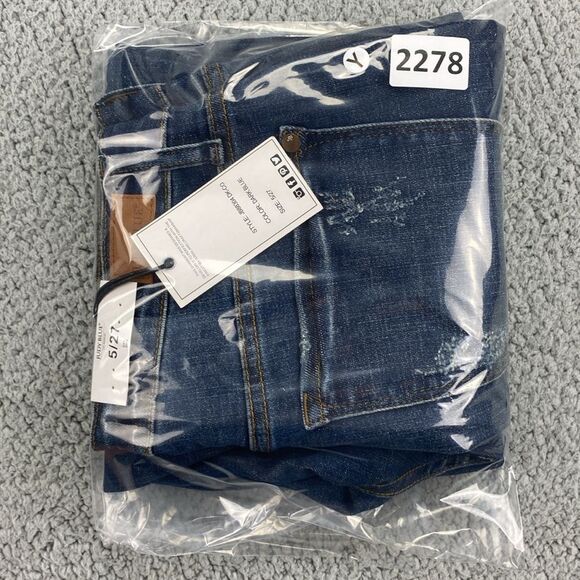 Judy Blue Women's Relaxed Fit Distressed Dark Blue Jeans  NWT   |  Size:  5/27 - Picture 16 of 16